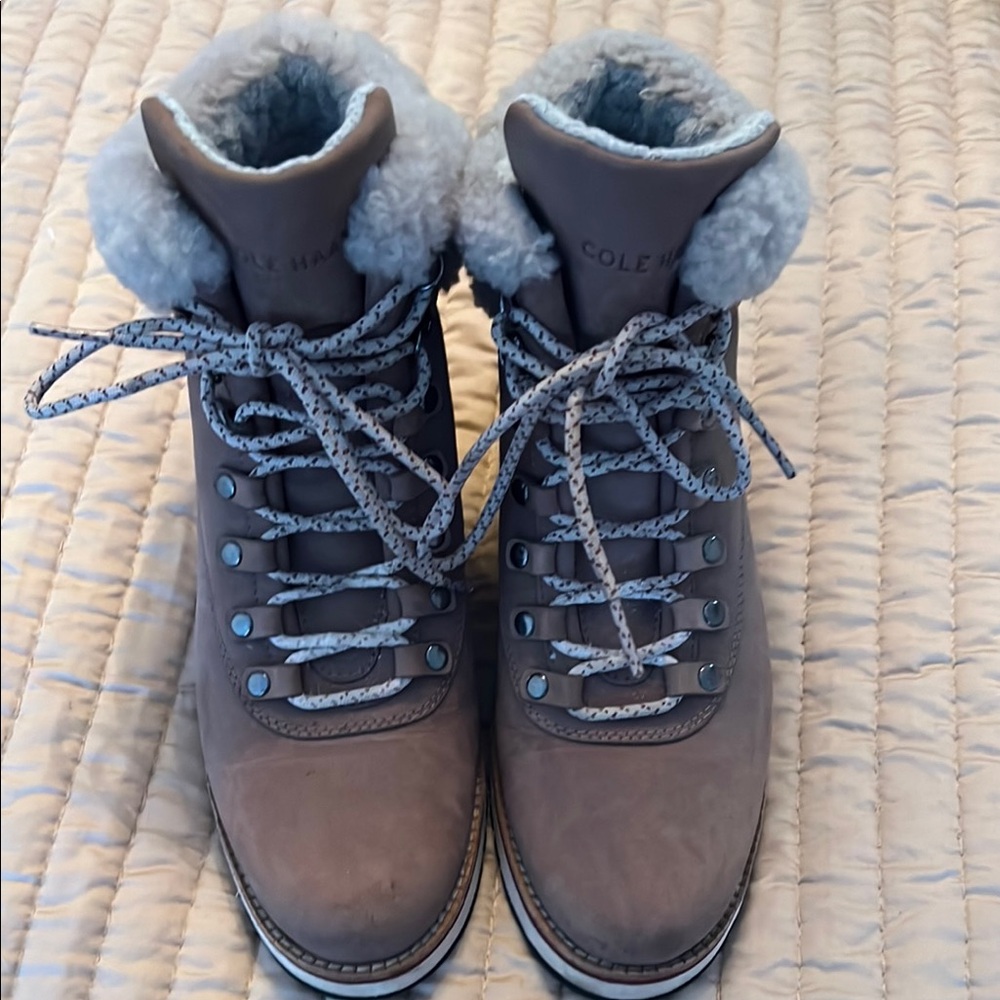 Cole Haan grand explorer Women's Taupe, waterproof Winter Boots